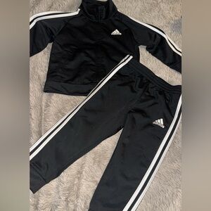 BABY Adidas Black Tracksuit with White Stripes (SOLD!)